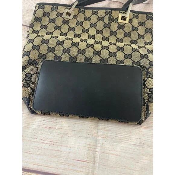 Gucci Women's Canvas All Over Monogram Print Hand Bag - OS - Picture 10 of 16